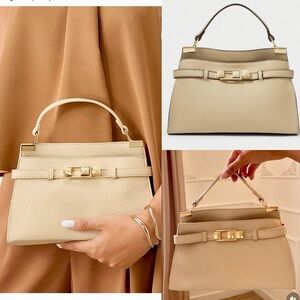 Elegant Beige Handbag